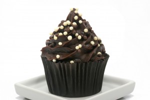 cupcake de chocolate